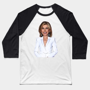 Christine Baranski Bobblehead Baseball T-Shirt